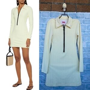 SOLID & STRIPED
Ribbed-Knit Mini Dress size XS